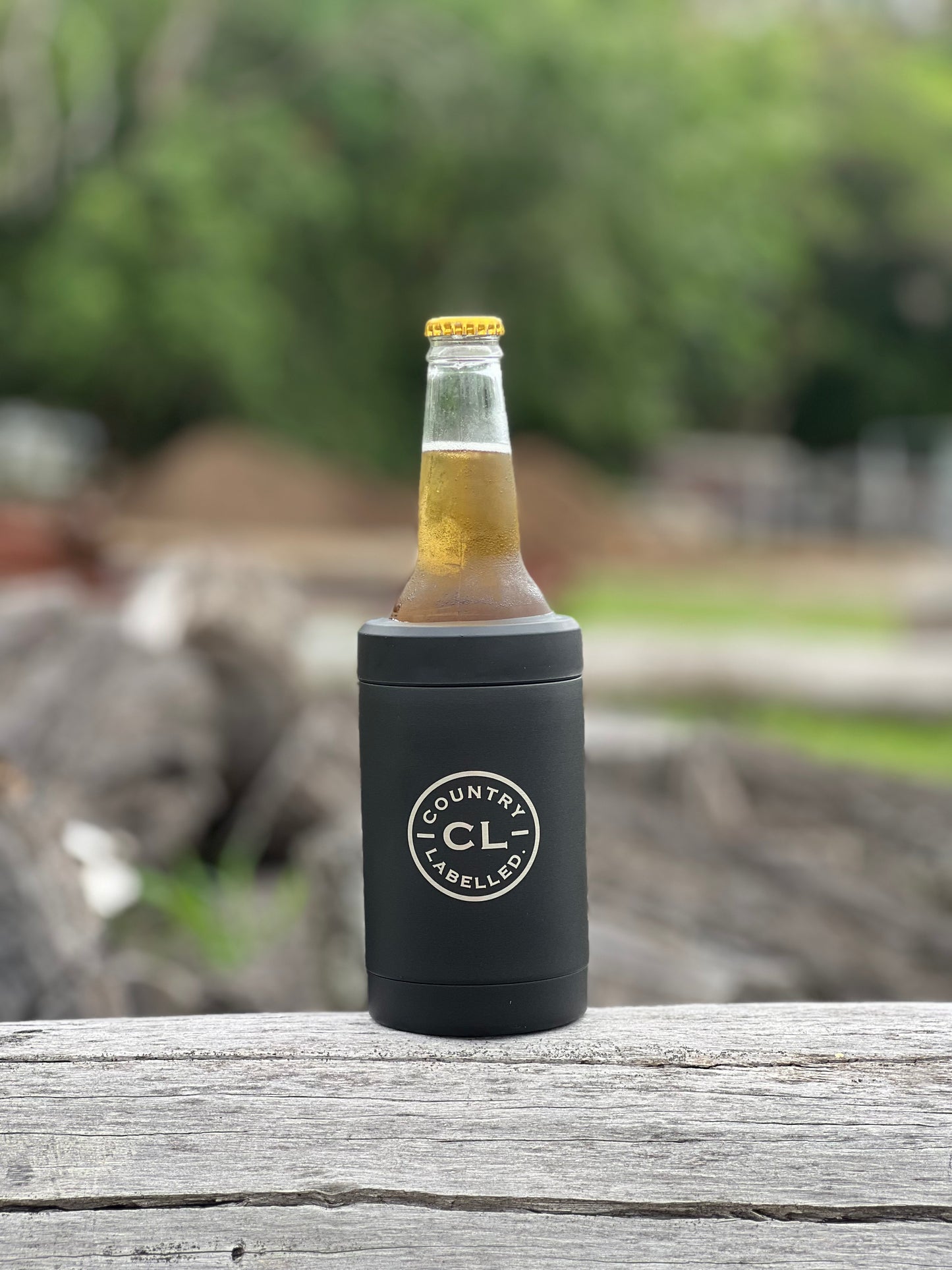 CL Insulated Stubbie Cooler - Black