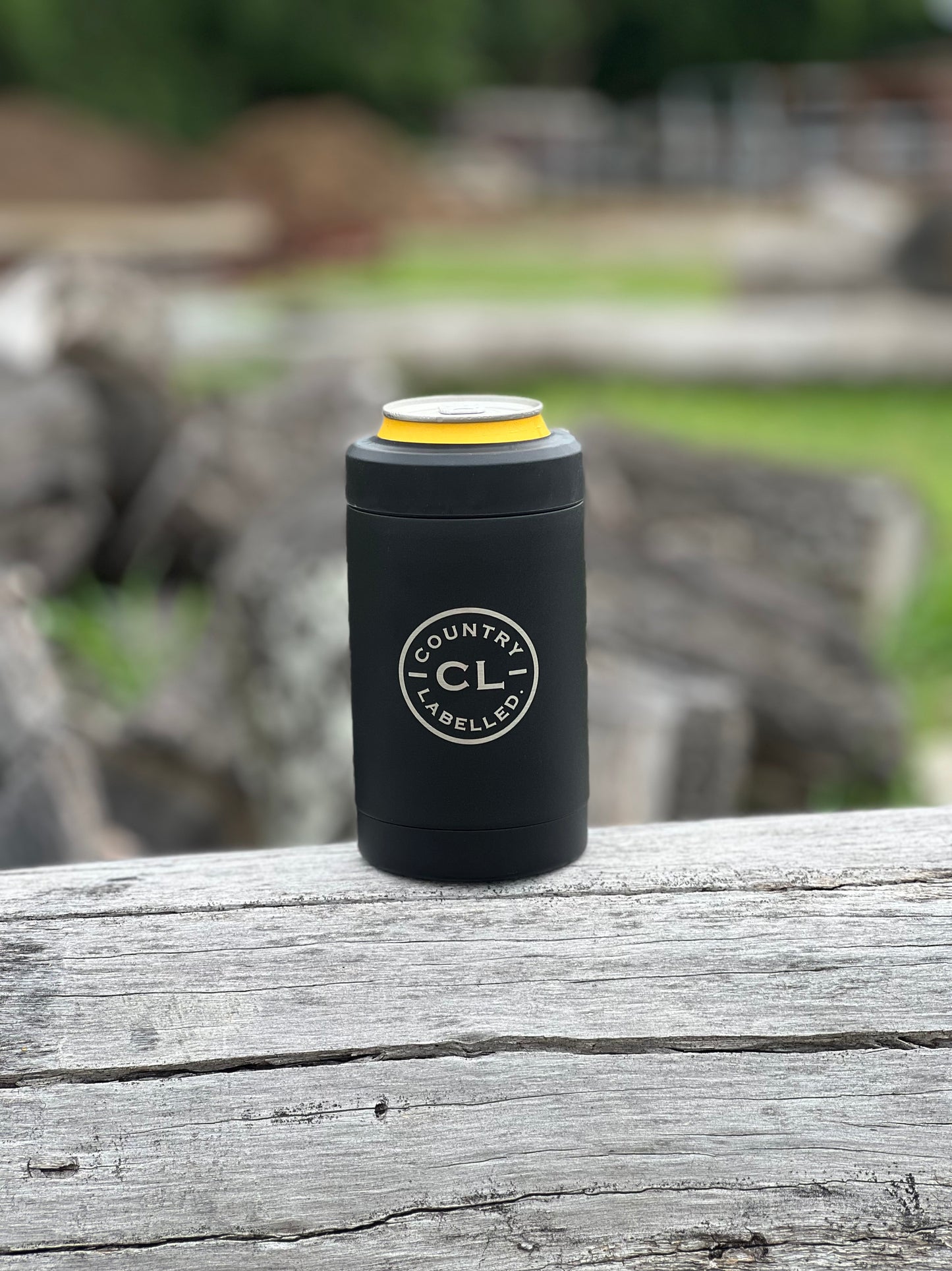 CL Insulated Stubbie Cooler - Black