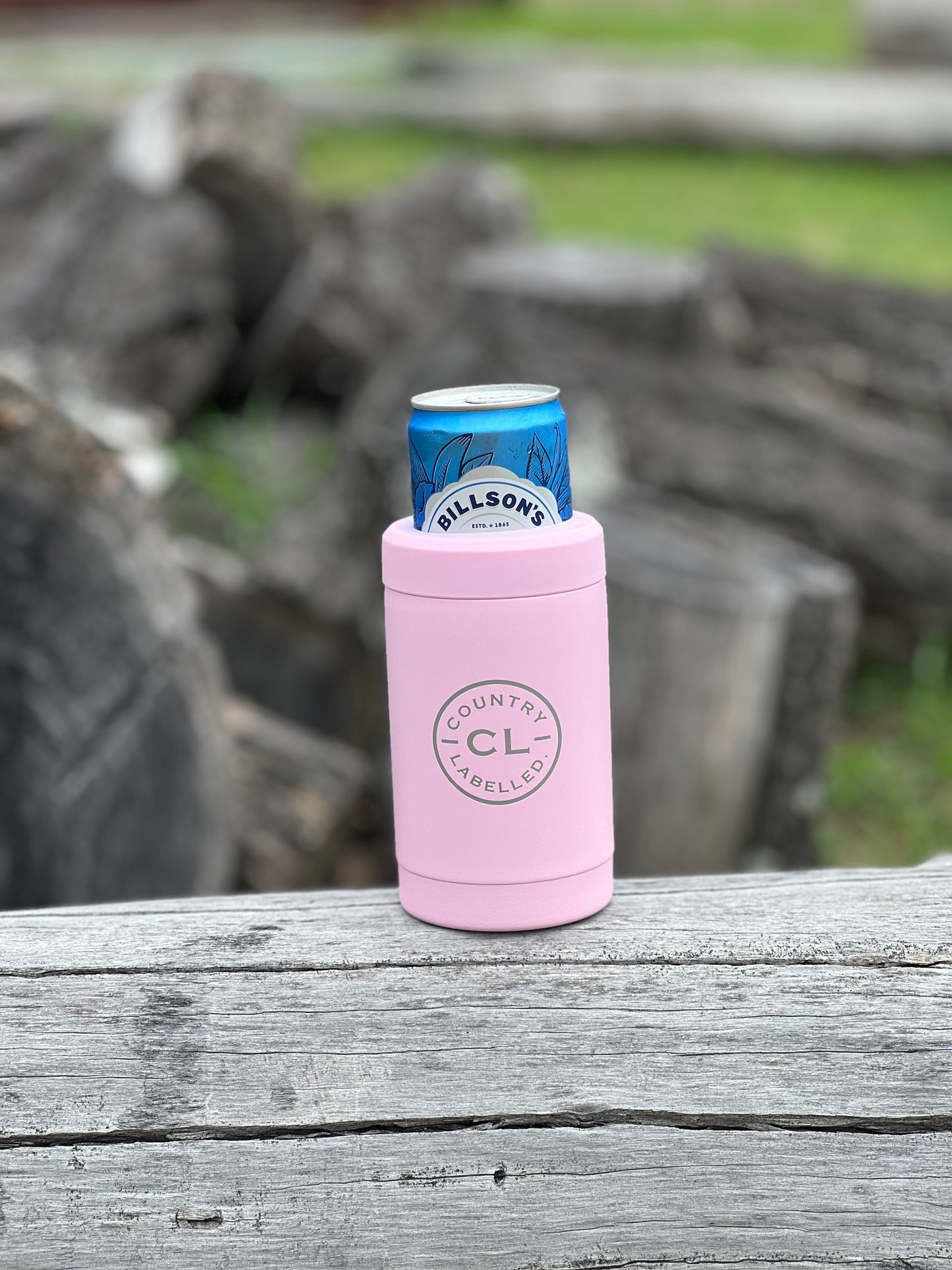 CL Insulated Stubbie Cooler - Pink