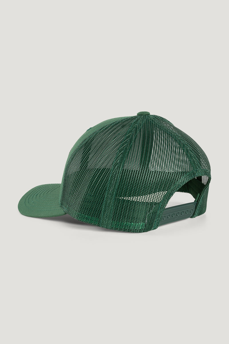 Country Labelled Cap - Green Bass Fishing