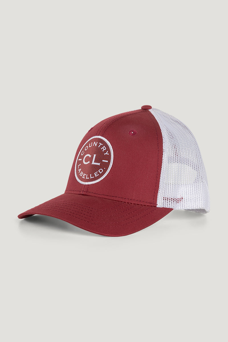 Caps - Maroon / White Signature Cap