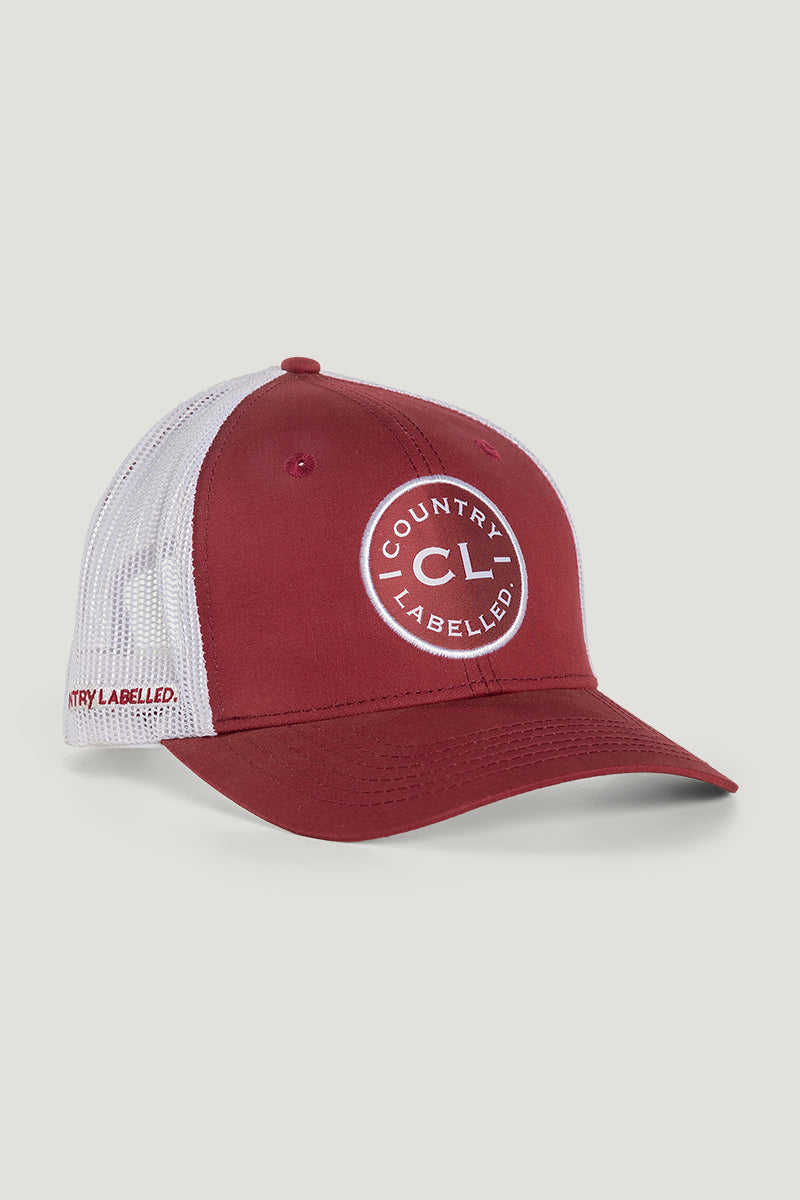 Caps - Maroon / White Signature Cap