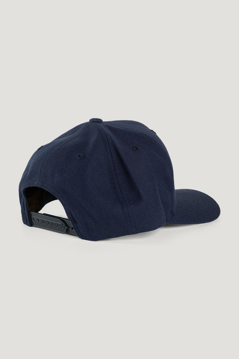 Country Labelled Mountain Cap Navy & Red