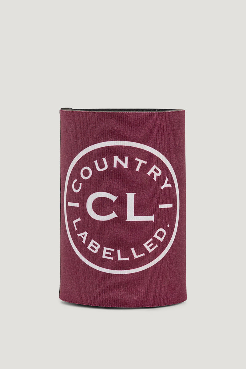 Stubbie Cooler - Burgundy