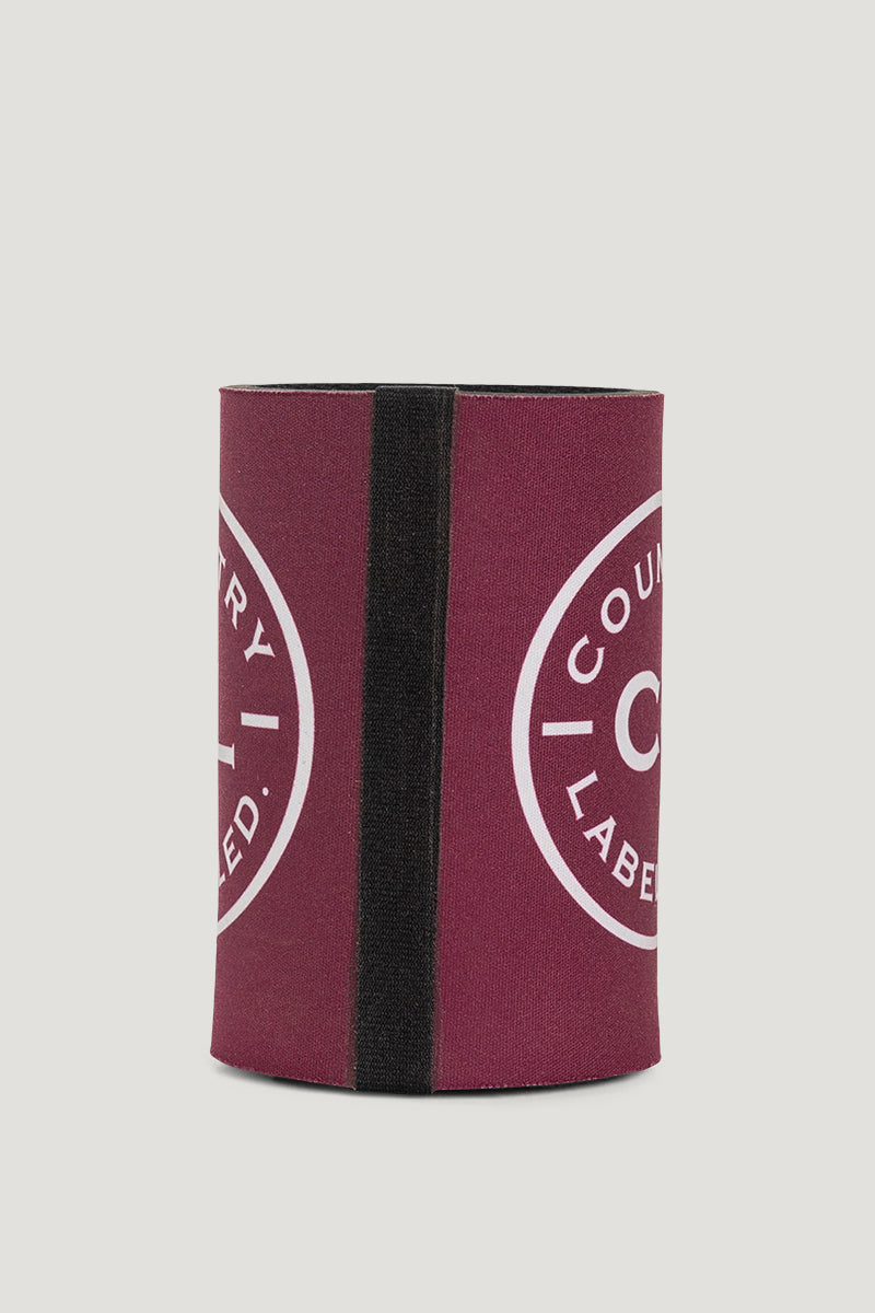 Stubbie Cooler - Burgundy