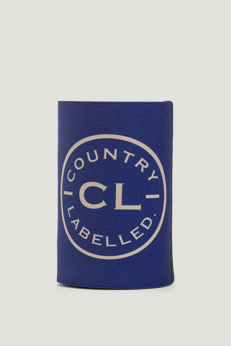 Stubbie Cooler - Navy & Gold