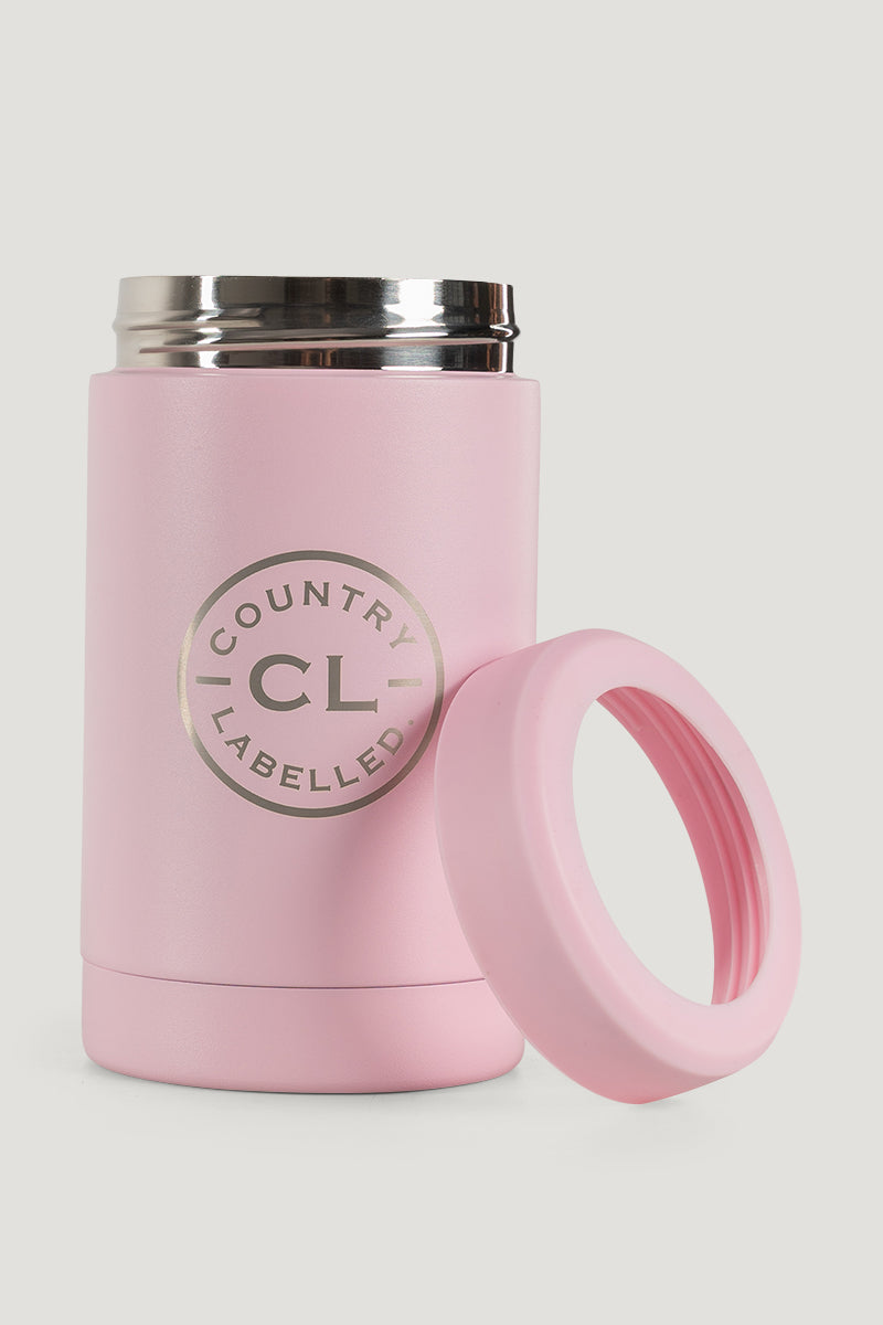 CL Insulated Stubbie Cooler - Pink