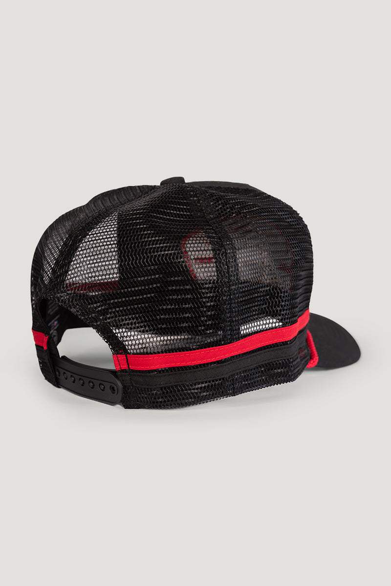 Country Labelled Cap - CL Bronc - Black & Red
