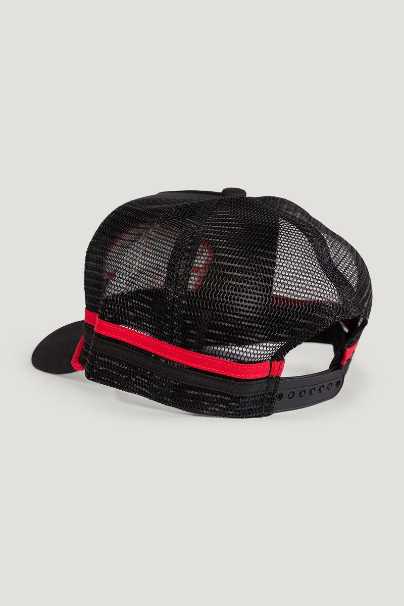 Country Labelled Cap - CL Bronc - Black & Red