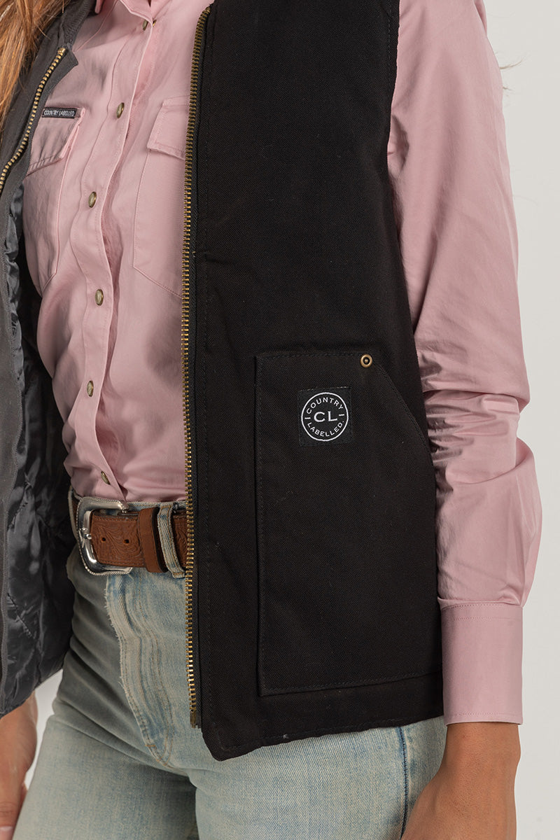 CL Canvas Vest - Black