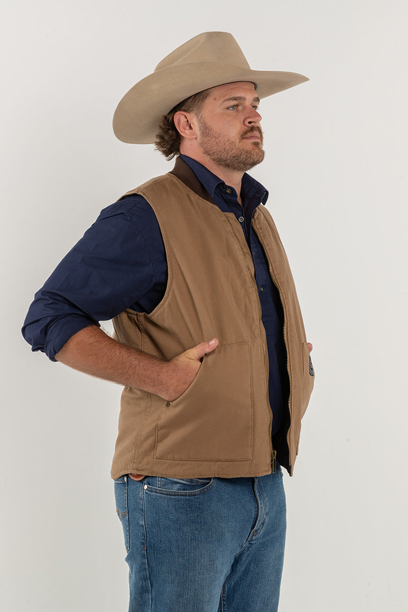 CL Canvas Vest - Frontier Brown