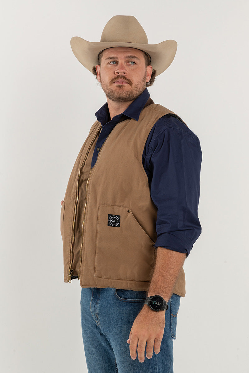 CL Canvas Vest - Frontier Brown