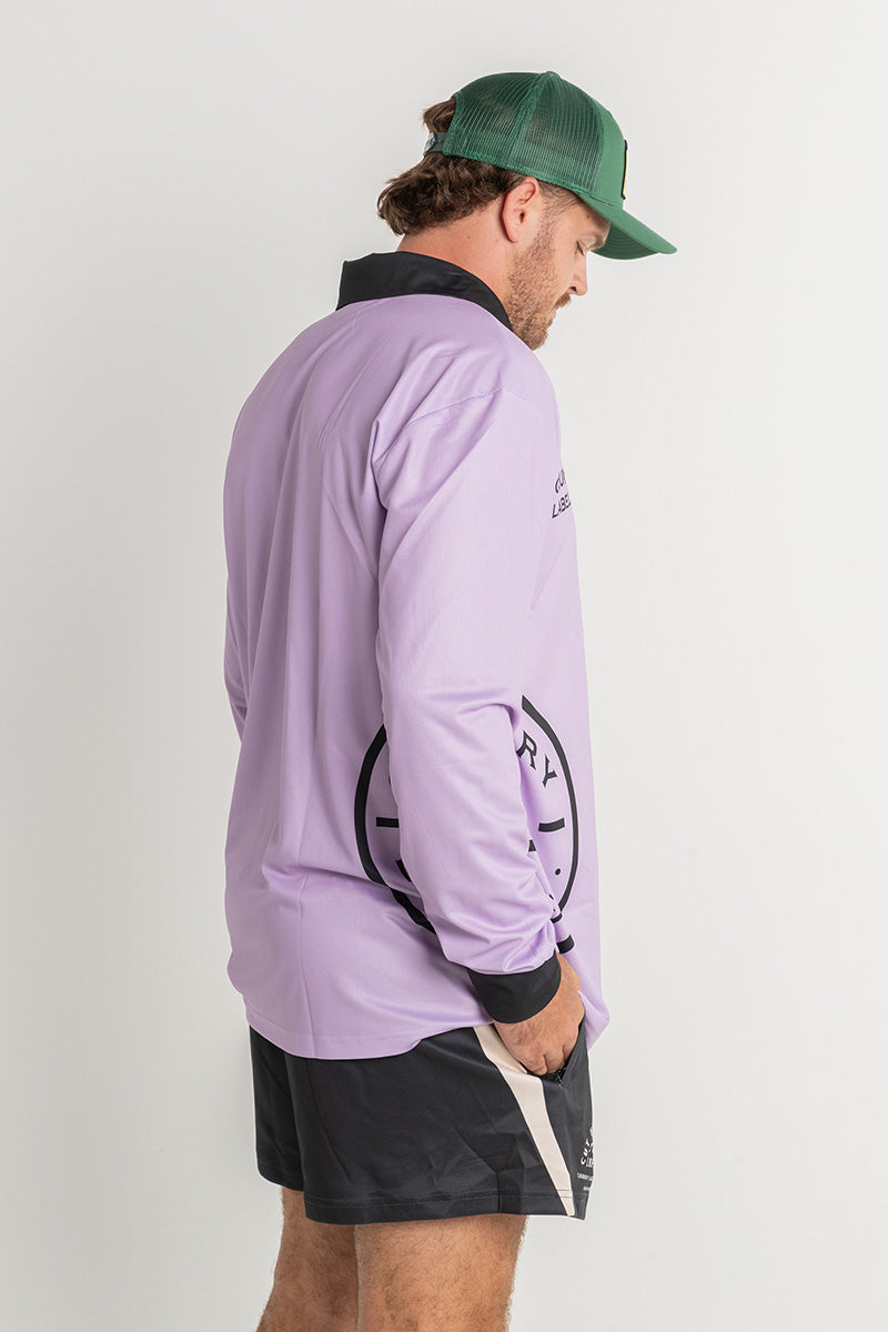 Signature Fishing Shirt - Lilac & Black