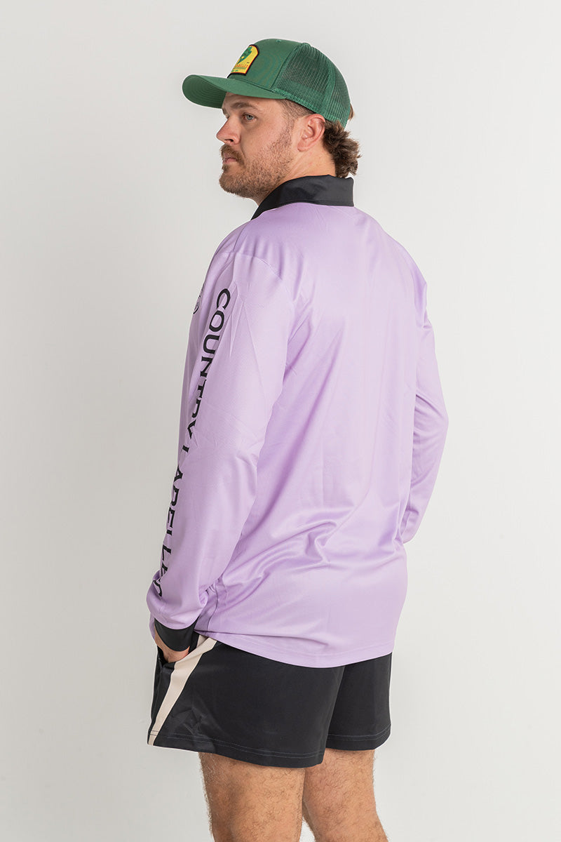 Signature Fishing Shirt - Lilac & Black