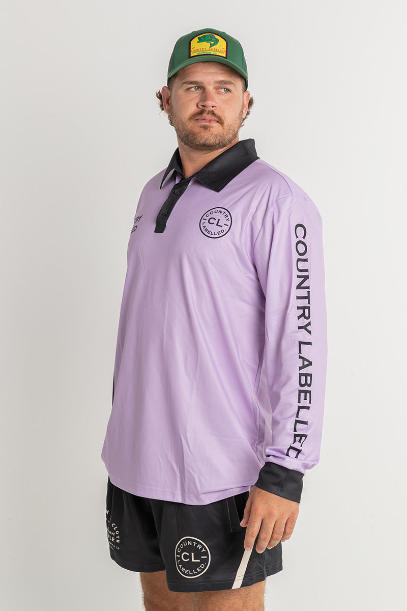 Signature Fishing Shirt - Lilac & Black