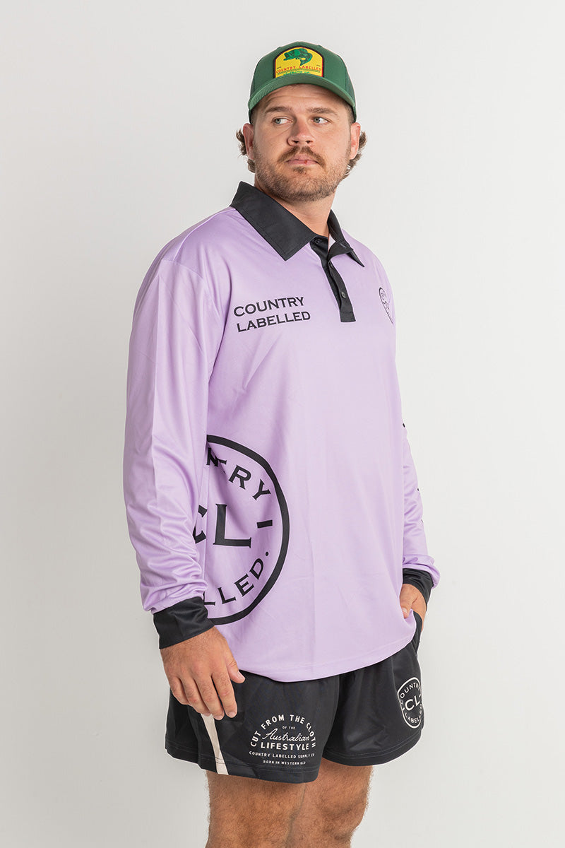 Signature Fishing Shirt - Lilac & Black