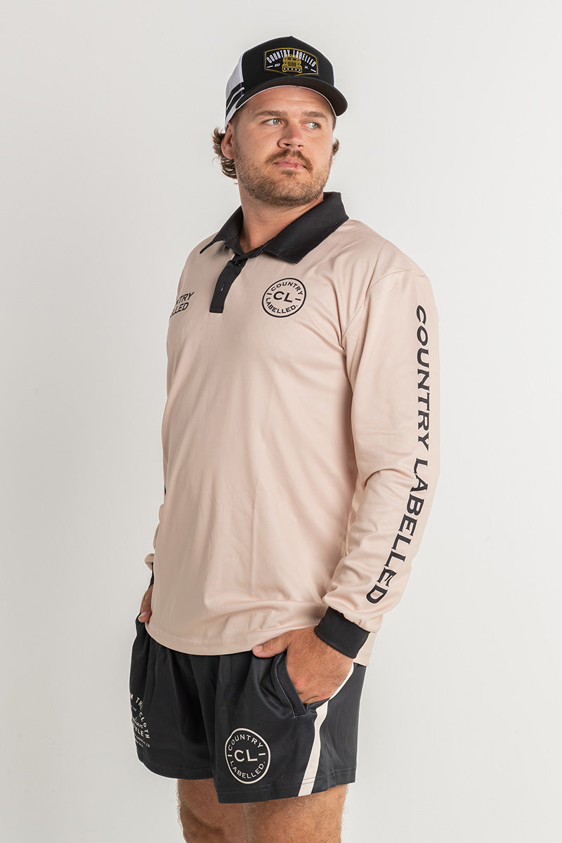 Signature Fishing Shirt - Tan & Black