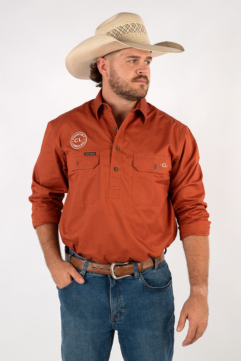 The Cattleman's Work Shirt - Copper