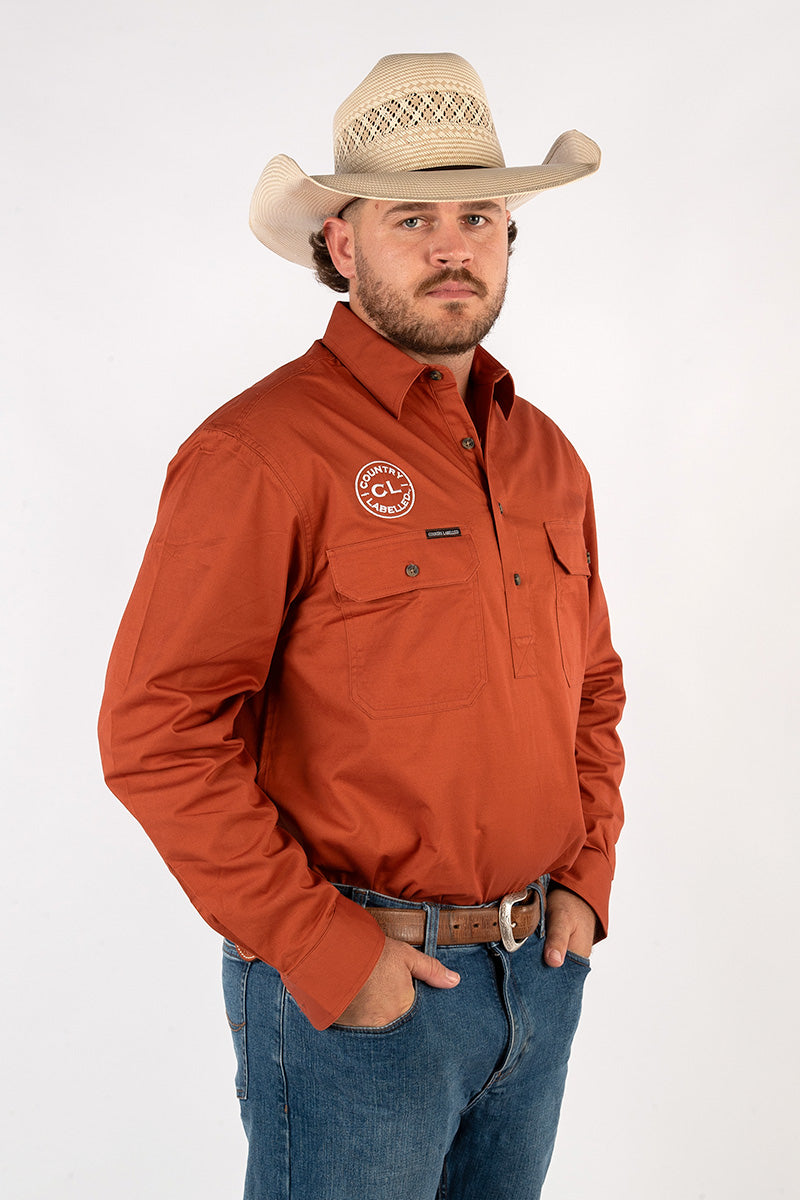 The Cattleman's Work Shirt - Copper