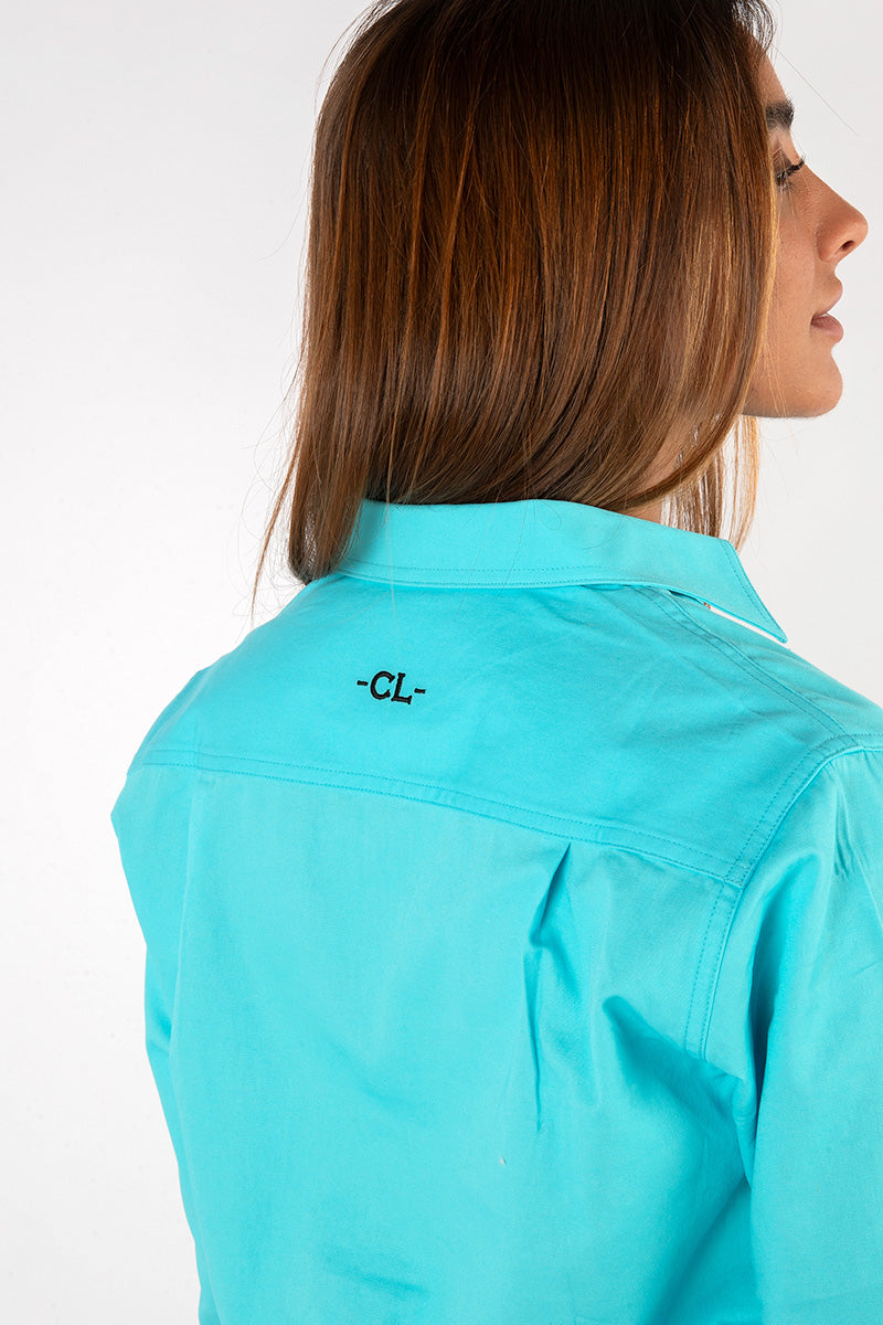 The Matilda Work Shirt - Mint