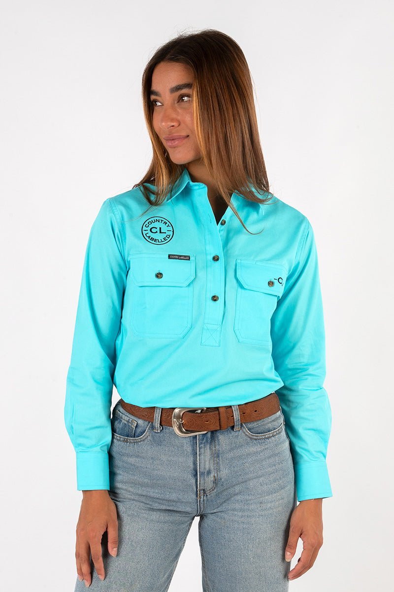 The Matilda Work Shirt - Mint