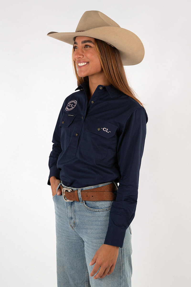 The Matilda Work Shirt - Navy