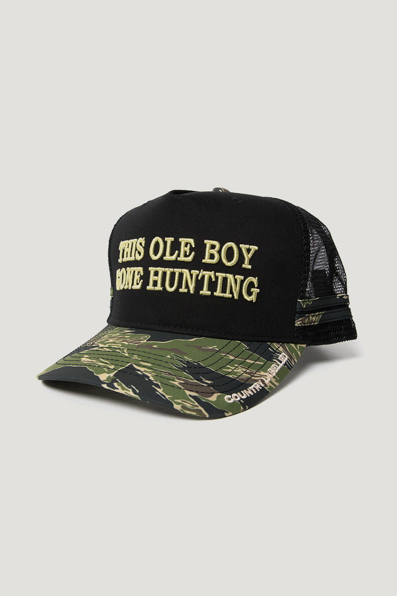 Caps - This Ole Boy Gone Hunting - Black