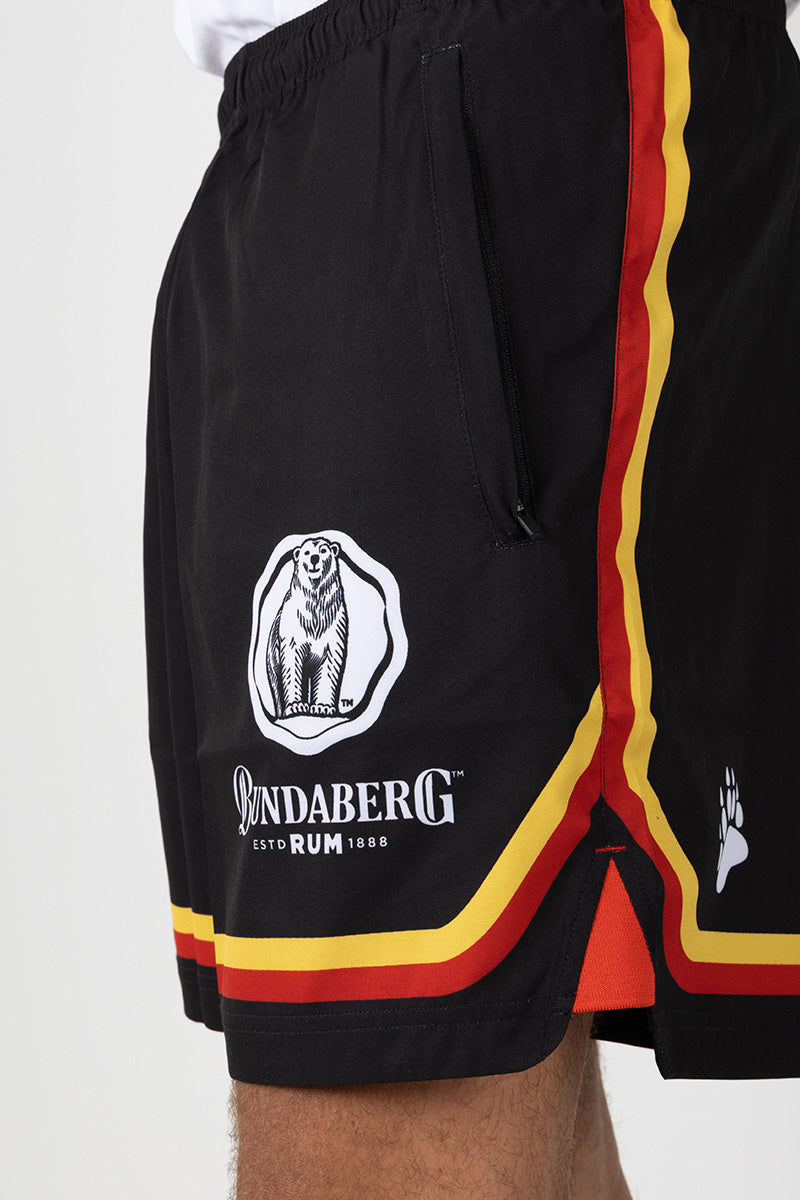 Training Shorts - Bundy Rum - Black