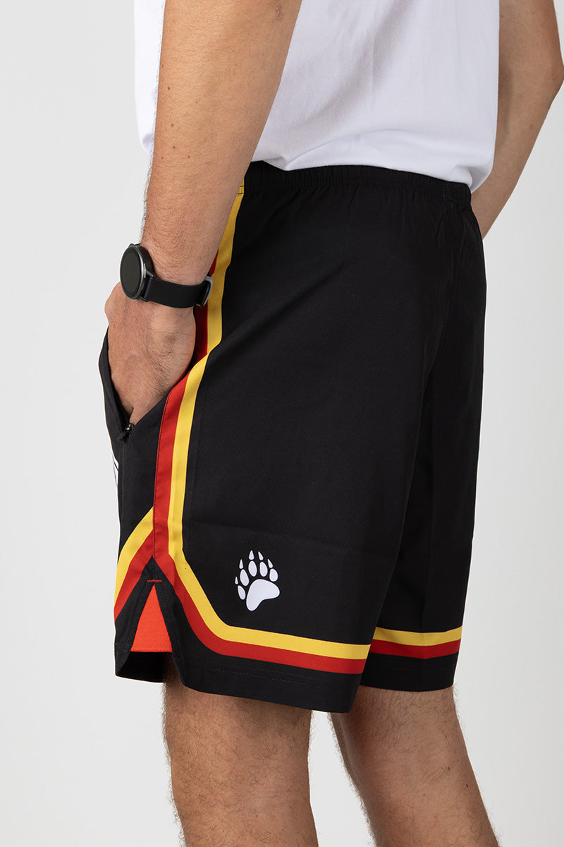 Training Shorts - Bundy Rum - Black