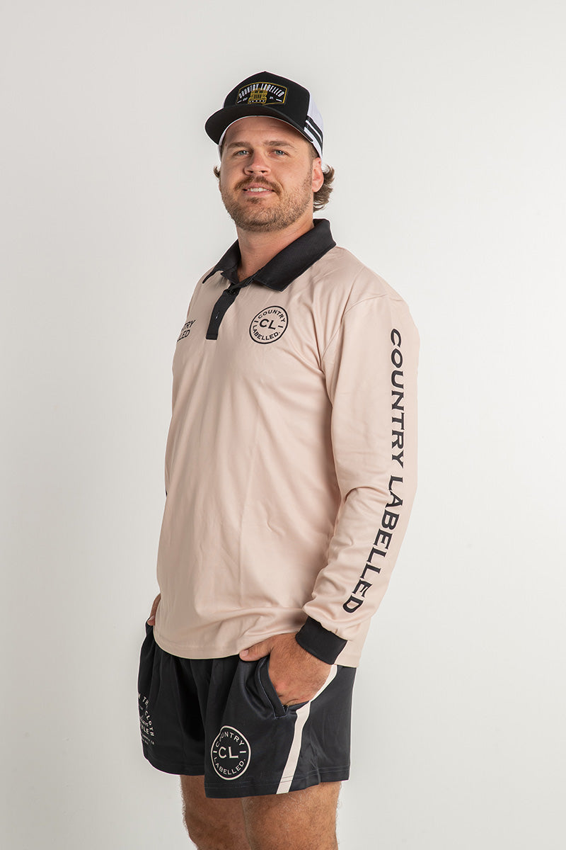 Signature Fishing Shirt - Tan & Black