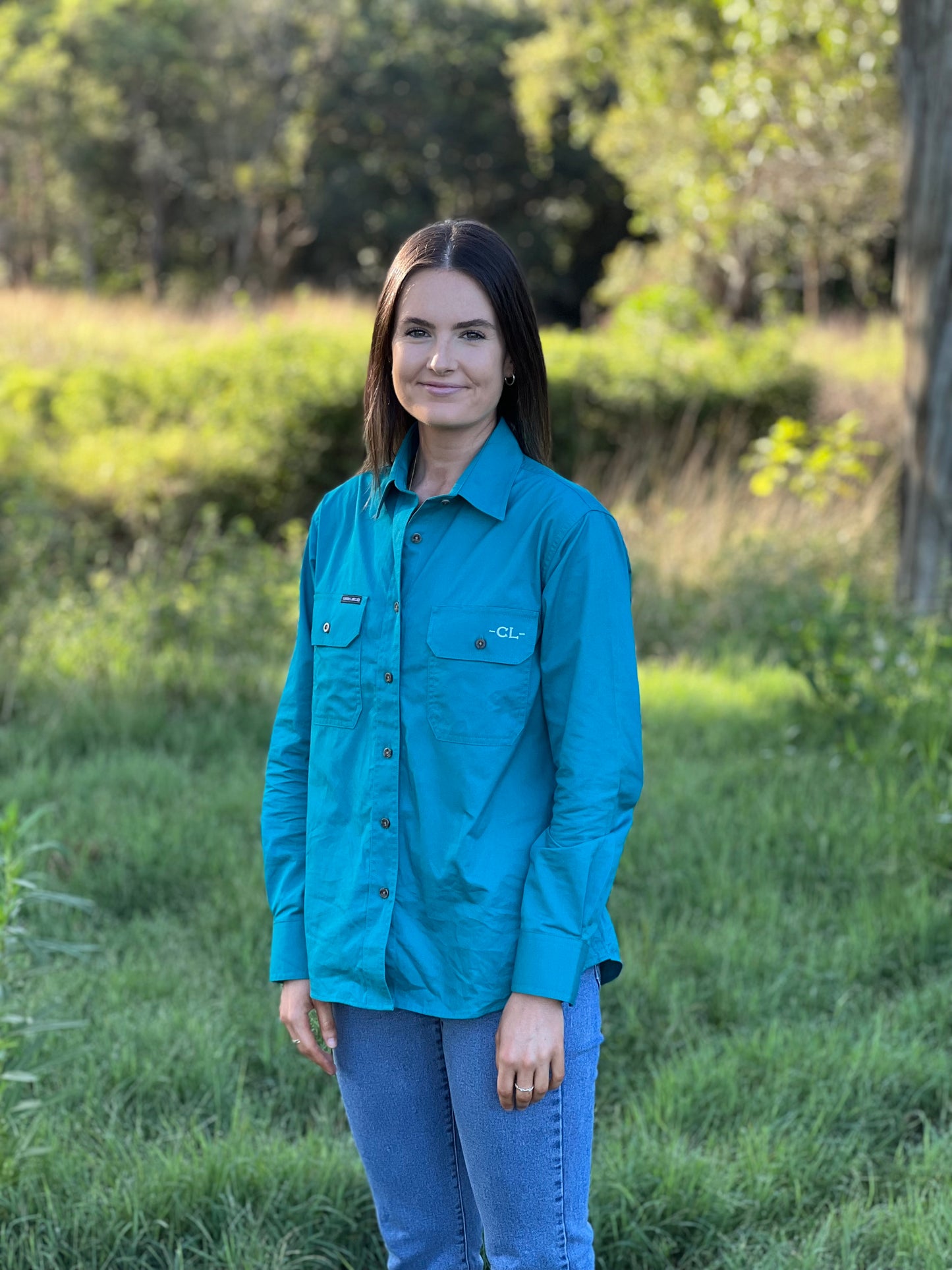 The Arena Full Button Work Shirt - Teal