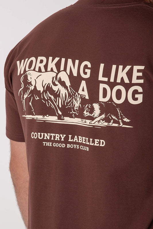 CL T Shirt  - Chestnut - Working Dog