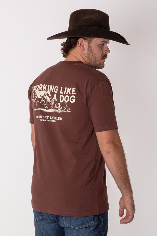 CL T Shirt  - Chestnut - Working Dog