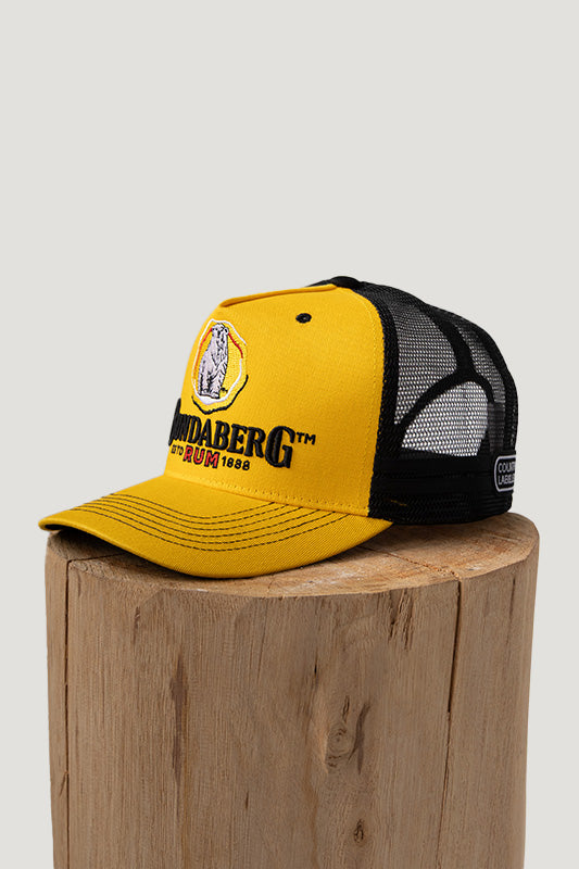 Country Labelled Cap - Bundy Rum Heritage Logo - Yellow