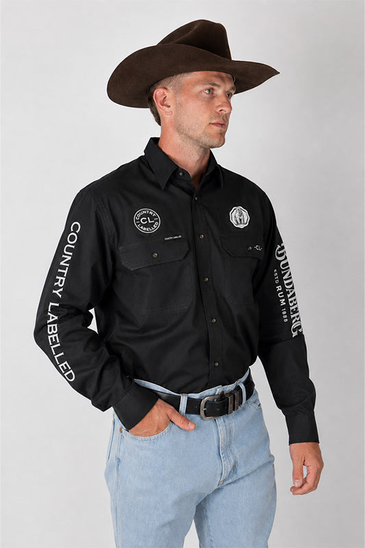 CL x Bundy Rum - Work Shirt Logo - Black