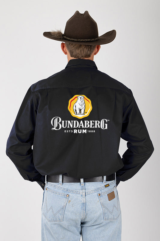 CL x Bundy Rum - Work Shirt Rosette - Black