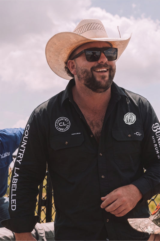 CL x Bundy Rum - Work Shirt Logo - Black