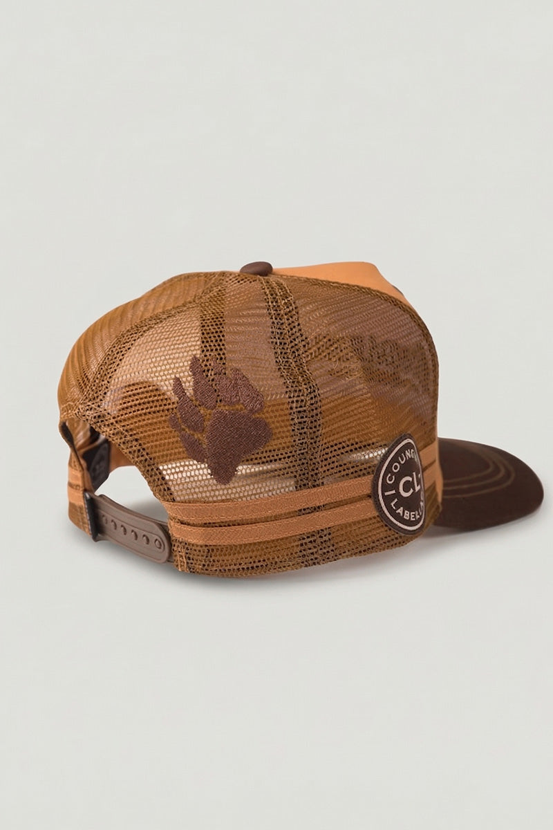 Country Labelled Cap - Bundy Rum Heritage Logo - Tan & Brown New Edition