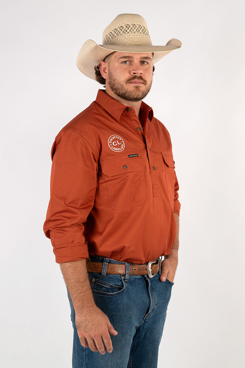 The Cattleman's Work Shirt - Copper