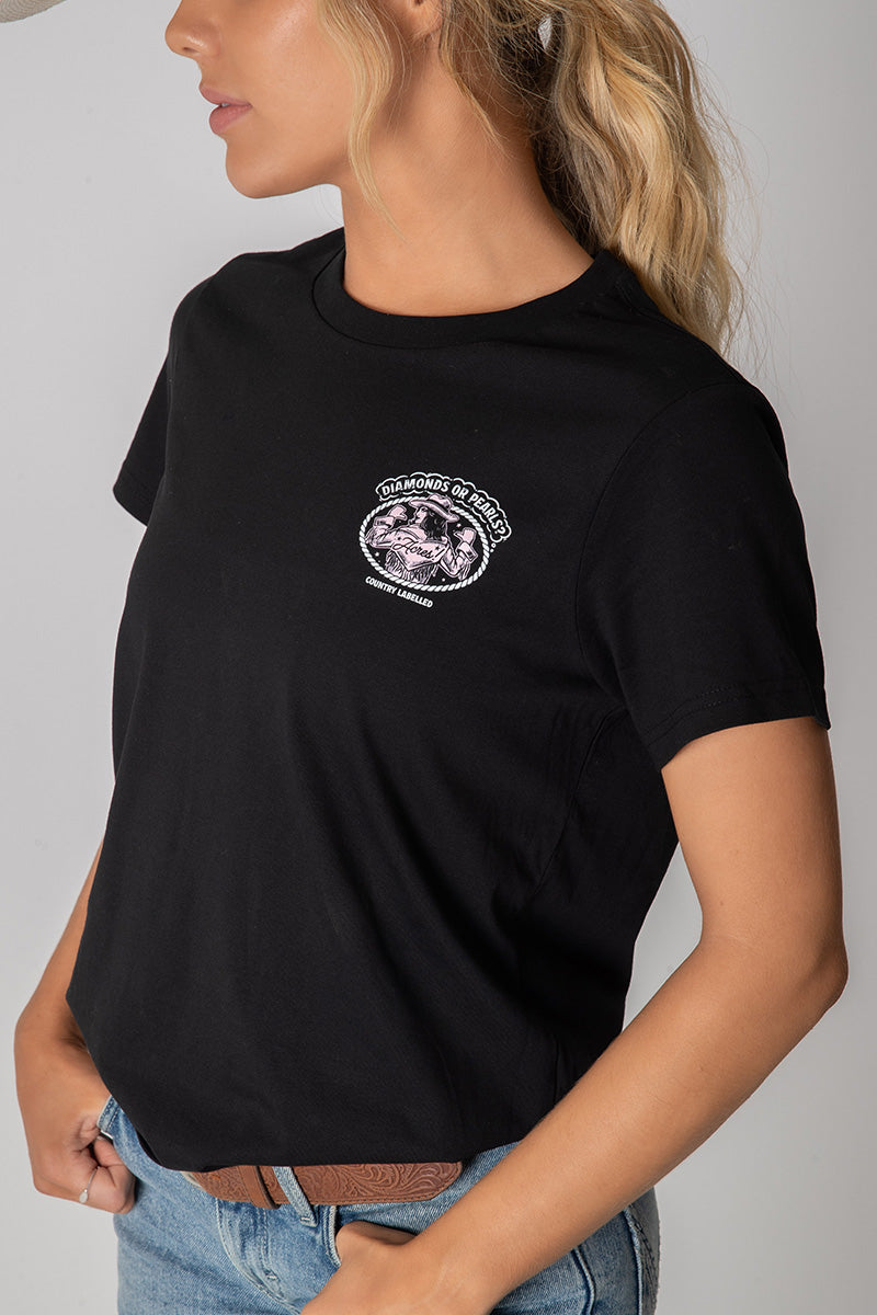 Women's Acre Chasing Signature CL T Shirt  - Black