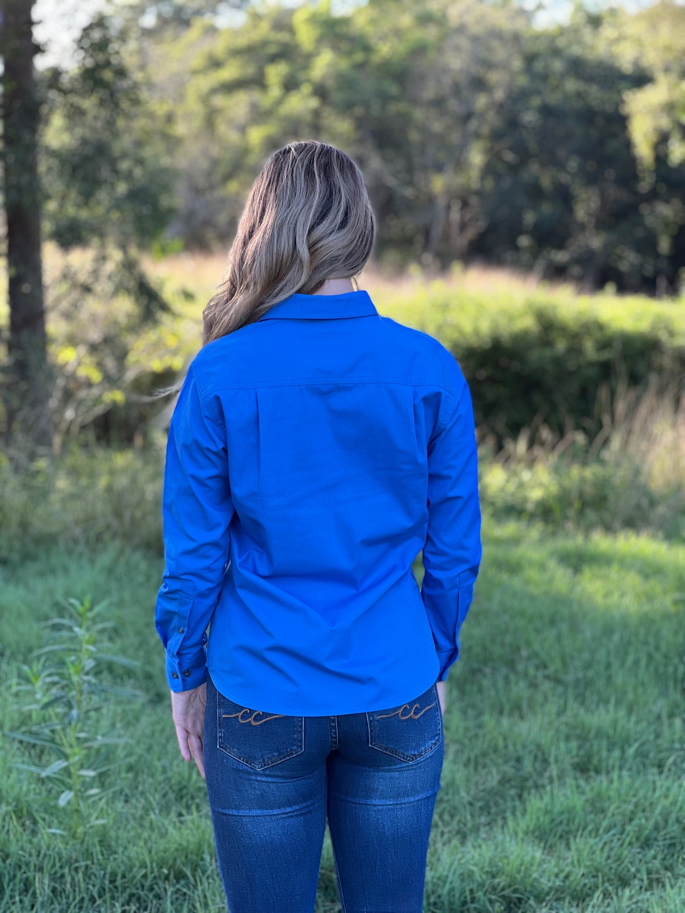 The Arena Full Button Work Shirt - Royal Blue